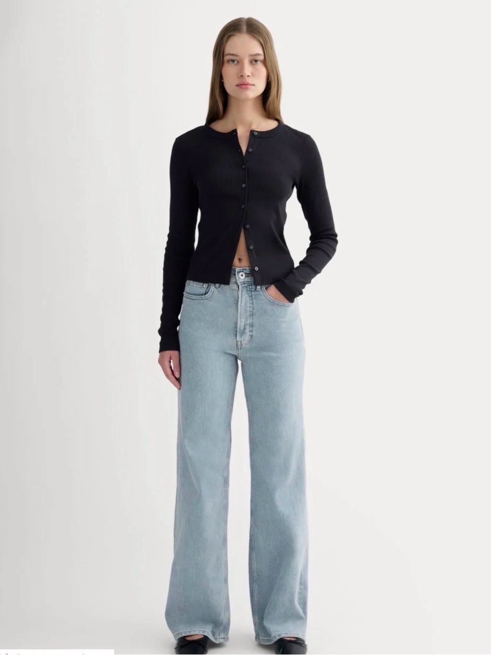Everlane The Way-High Sailor Jean 2.0 Light Indigo 31.5 Inseam